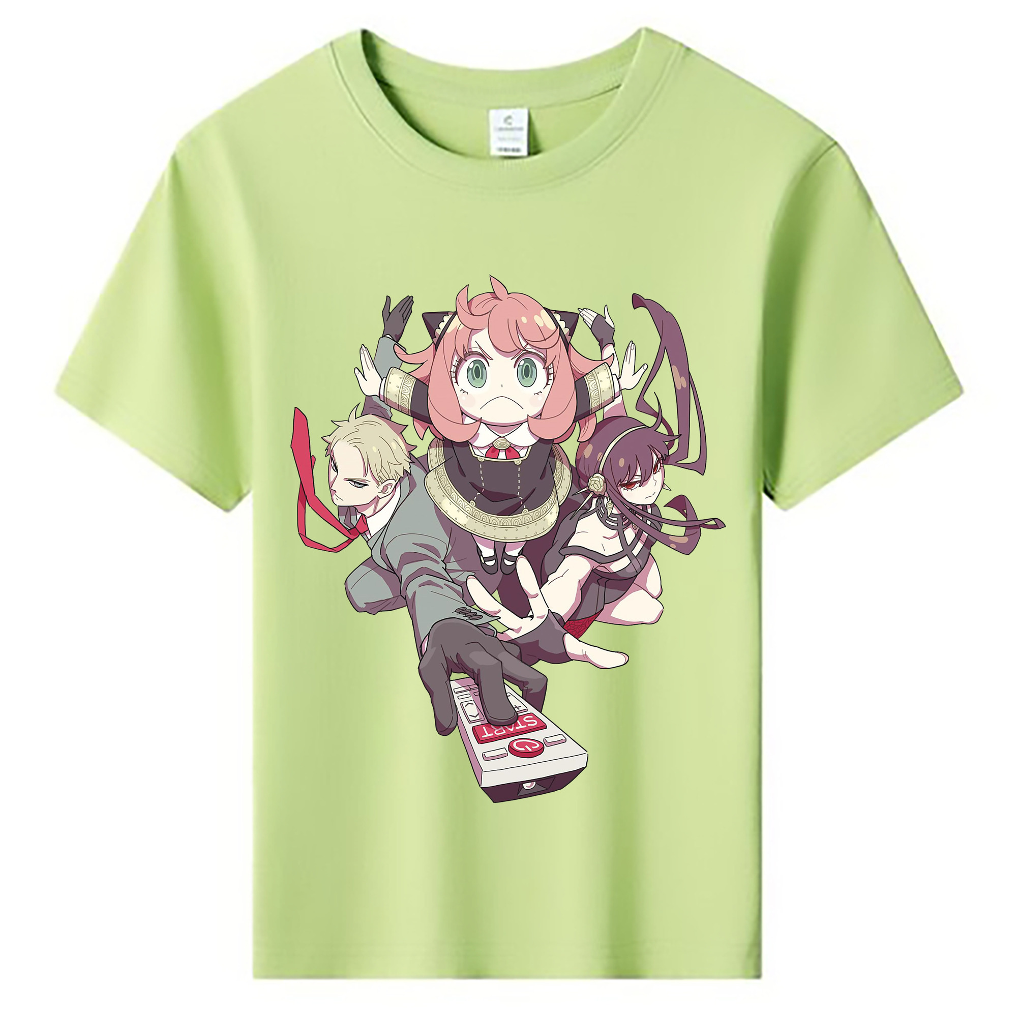 （画像用） SPY×FAMILY间谍家家酒 綿100％キッズTシャツ（フロントプリント）